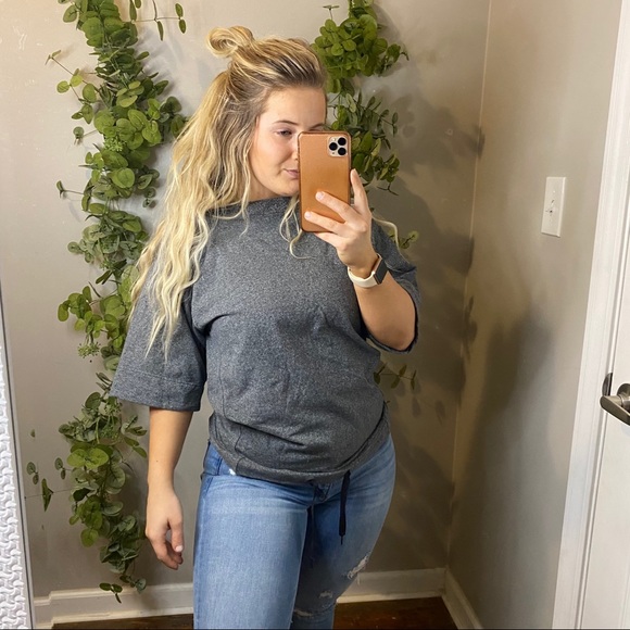 Lululemon Oversized SS Sweatshirt 6 grey - Picture 3 of 9